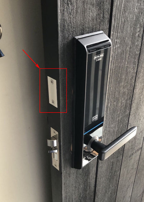 Standard Latch Hole Cover Filler Plate