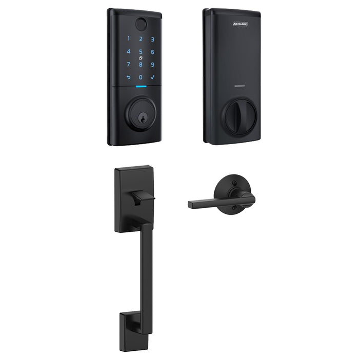 Schlage Ascent Smart Deadbolt + Century Gripset / Latitude Lever Combo Deal