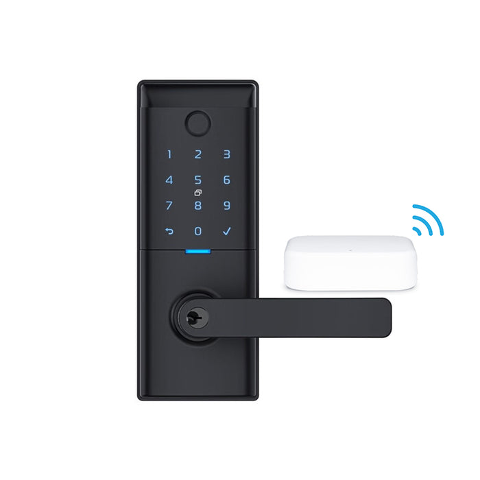 Schlage Ascent Fingerprint Smart Entrance Lever with WiFi Bridge Combo Deal