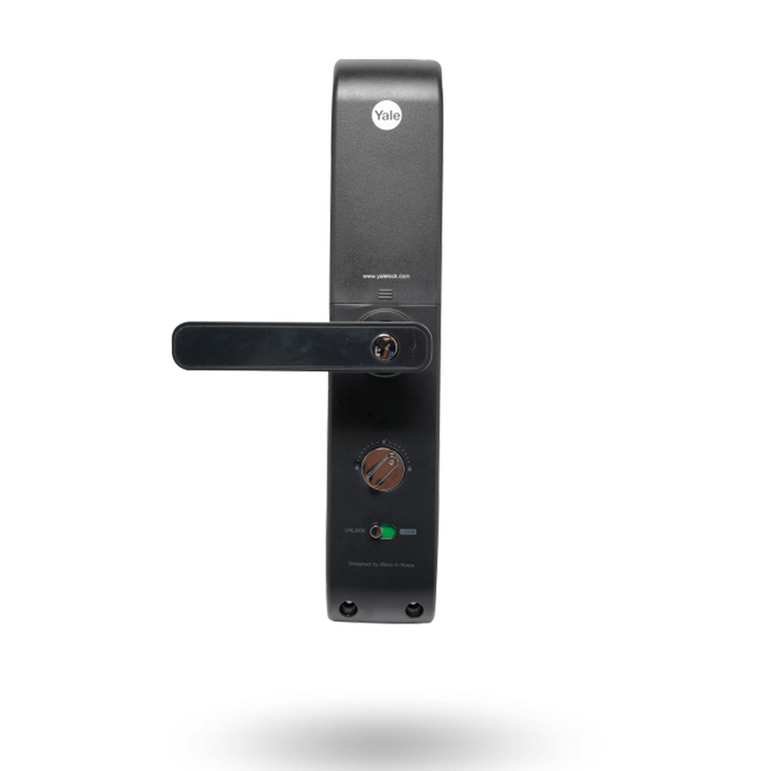 Yale YDM 7220 Smart Ready Fingerprint Door Lock with Yale Home Module and Connect Plus Hub Combo Deal
