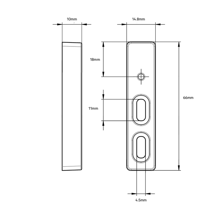 Yale Unity Slim Magnet Housing Assembly