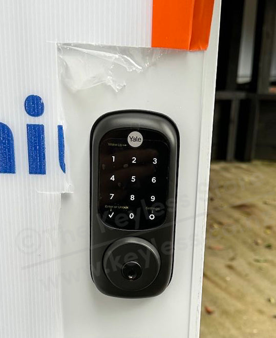 Yale Assure Keyed Digital Deadbolt Smart Ready with Yale Home Module Matt Black