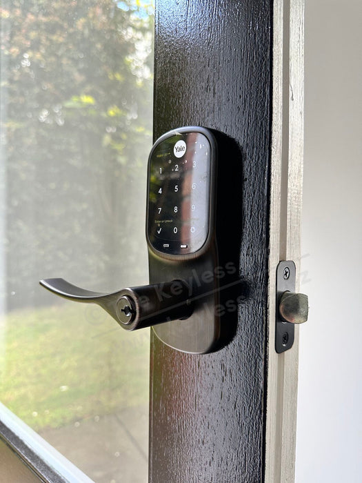 Yale Assure Keyed Lever Lock with Yale Access Kit Combo Oil Rubbed Bronze