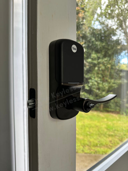 Yale Assure Keyed Electronic Digital Lever Lock Oil Rubbed Bronze Finish