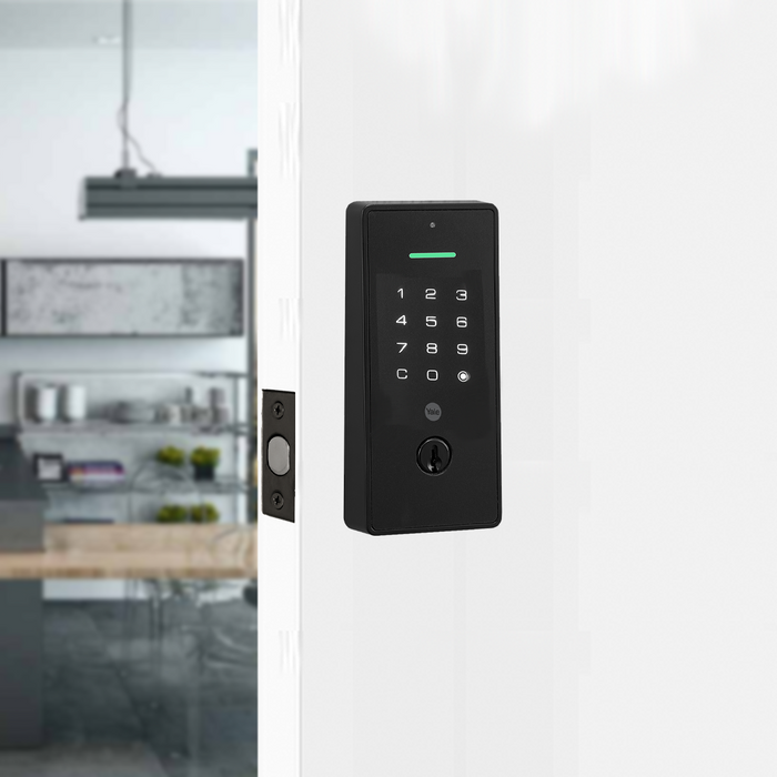 Yale Libi Keyed Digital Deadbolt Matt Black
