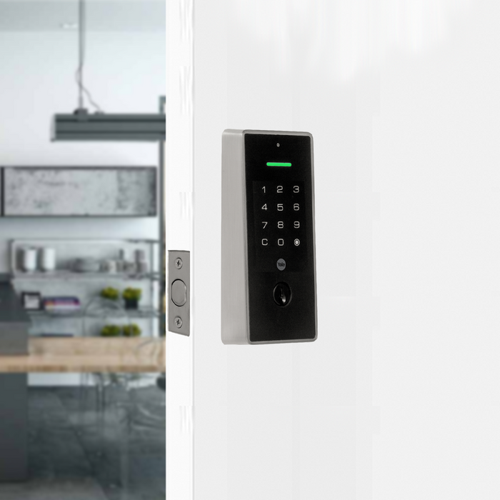 Yale Libi Keyed Digital Deadbolt Satin Nickel