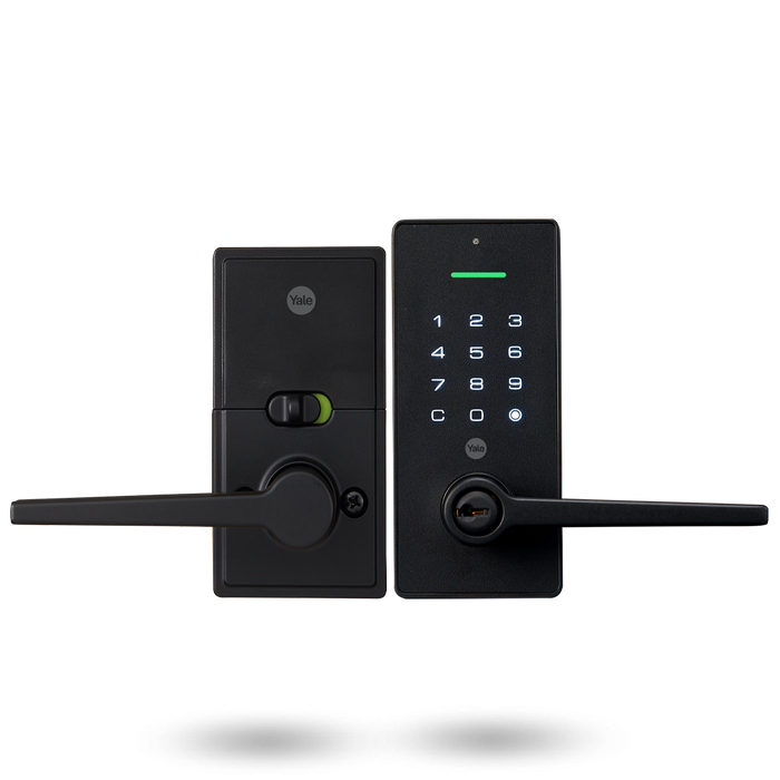YALE LIBI Keyed Digital Lever Matt Black