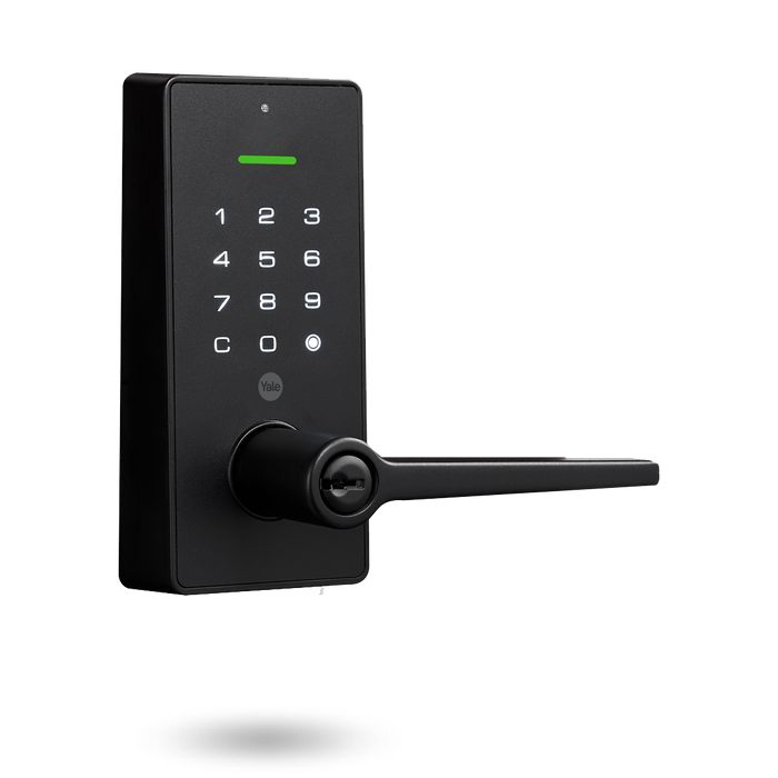 YALE LIBI Keyed Digital Lever Matt Black
