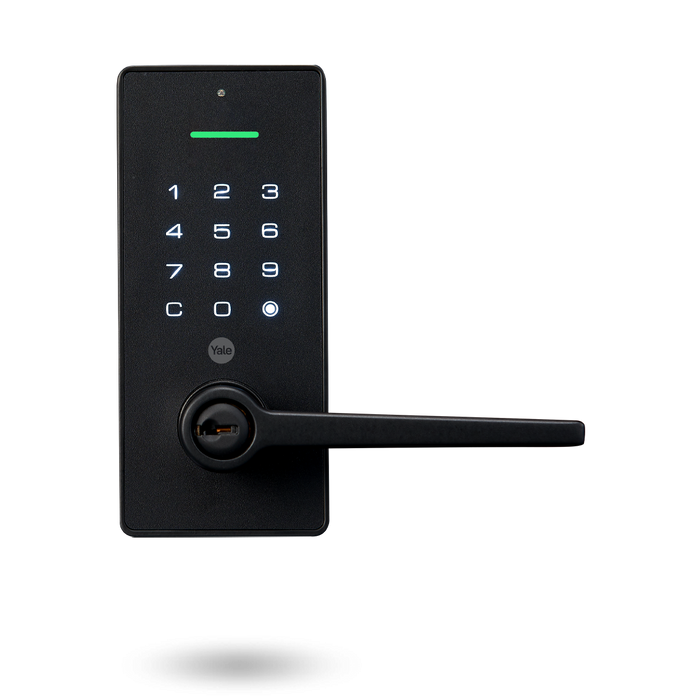 YALE LIBI Keyed Digital Lever Matt Black