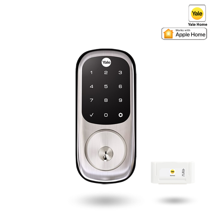 Yale Assure Keyed Digital Deadbolt Smart Ready with Yale Home Module Satin Nickel