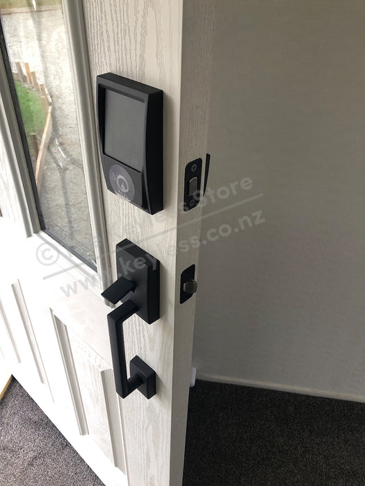 Schlage Encode Smart WiFi Deadbolt + Century Gripset/Latitude Lever Combo
