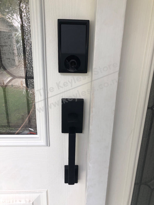 Schlage Encode Smart WiFi Deadbolt + Century Gripset/Latitude Lever Combo