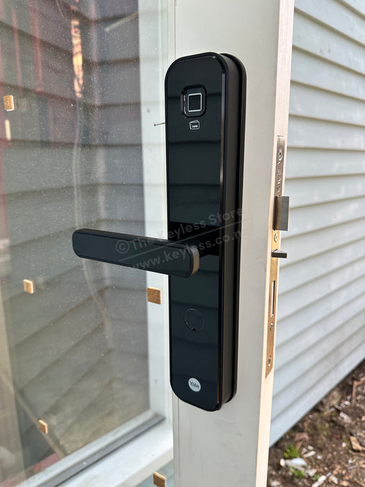 Yale YDM 7220 Smart Ready Fingerprint Door Lock with Yale Home Module and Connect Plus Hub Combo Deal