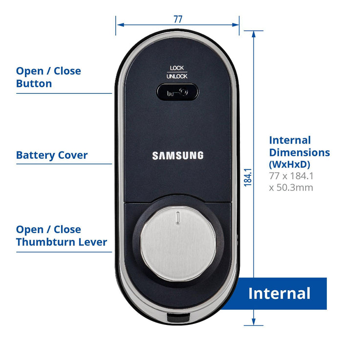 SAMSUNG SHP-A30 Smart WiFi Deadbolt - The Keyless Store