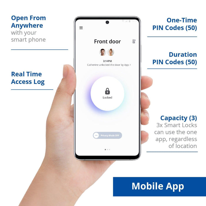 SAMSUNG SHP-A30 Smart WiFi Deadbolt - The Keyless Store