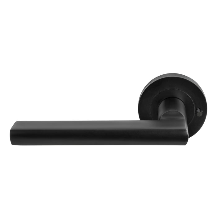 Windsor Futura Apex Lever Set (Brushed Nickel / Matt Black) - The Keyless Store