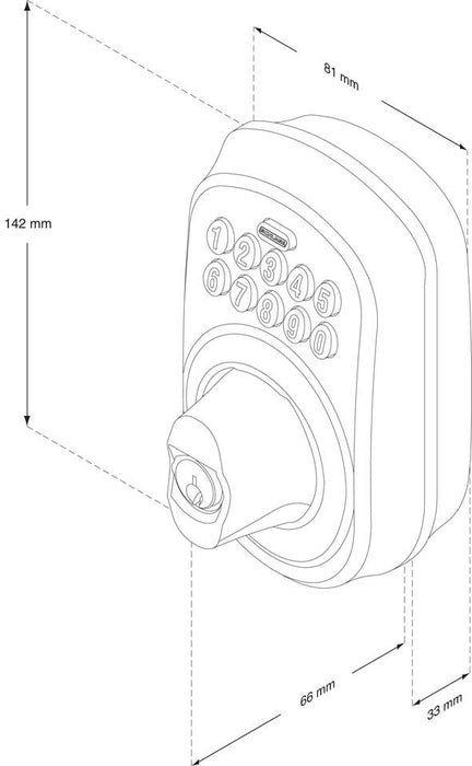Schlage BE365 Keypad Deadbolt - The Keyless Store