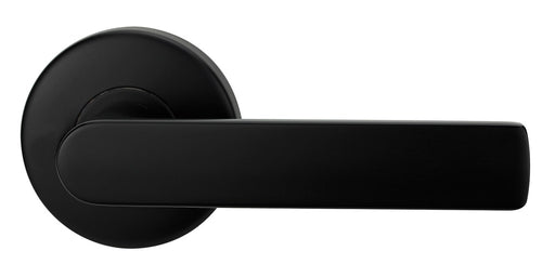 Lockwood Velocity® Series Nero Collection Element Large Rose Lever Matt Black - The Keyless Store