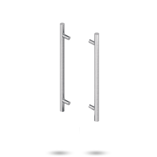 Lockwood 142 Entrance Pull Handles With 450m Centers Stainless Steel - The Keyless Store