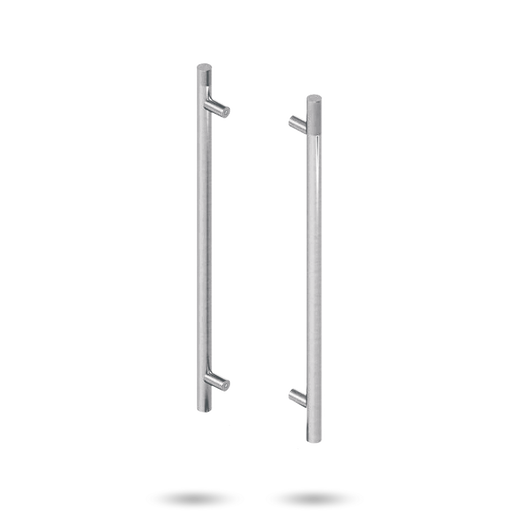 Lockwood 142 Entrance Pull Handles With 600m Centers Stainless Steel - The Keyless Store