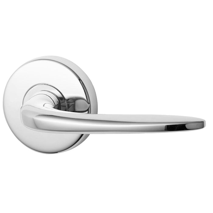 Lockwood Velocity® Series Summit Large Rose Lever Bright Chrome - The Keyless Store