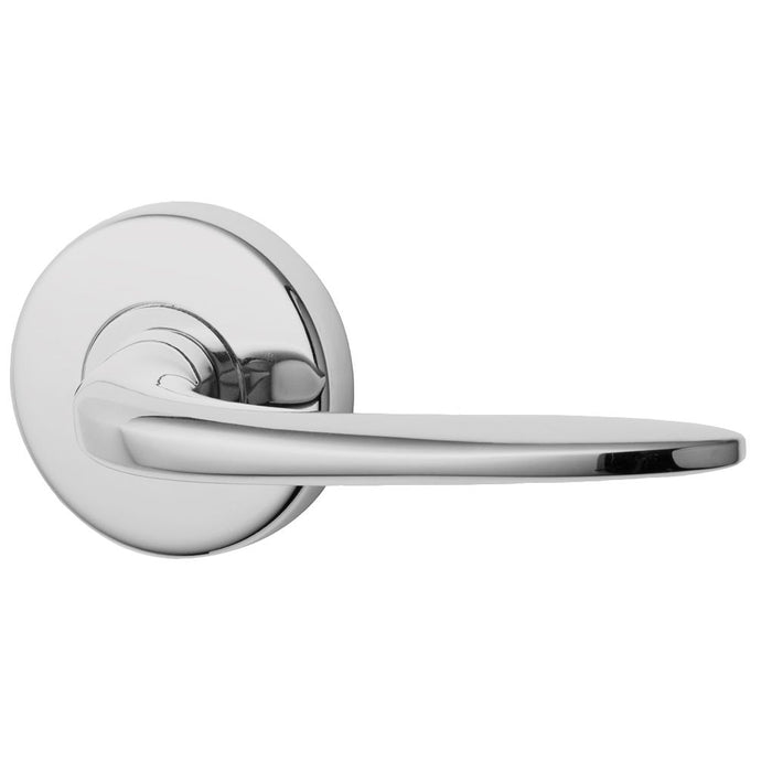 Lockwood Velocity® Series Summit Large Rose Lever Satin Chrome - The Keyless Store