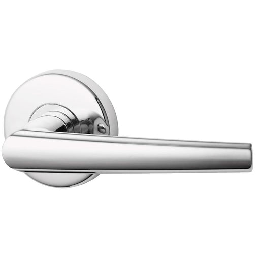 Lockwood Velocity® Series Spire Large Rose Lever Bright Chrome - The Keyless Store