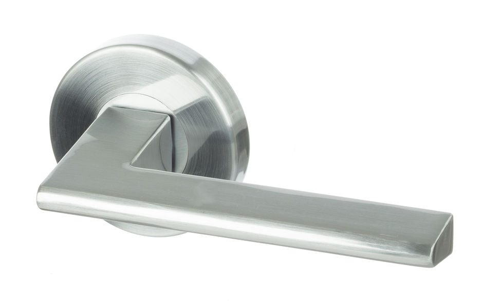 Miles Nelson S Range Shiloh Lever Set Satin Chrome - The Keyless Store