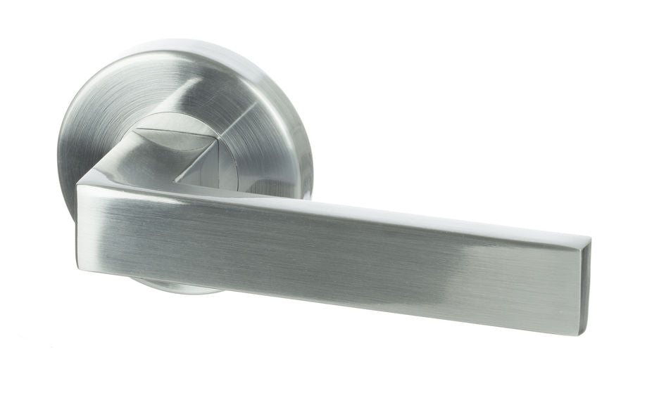 Miles Nelson S Range Skyler Lever Set Satin Chrome - The Keyless Store