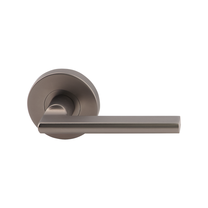 Miles Nelson S range Sara Lever Set Satin Graphite - The Keyless Store