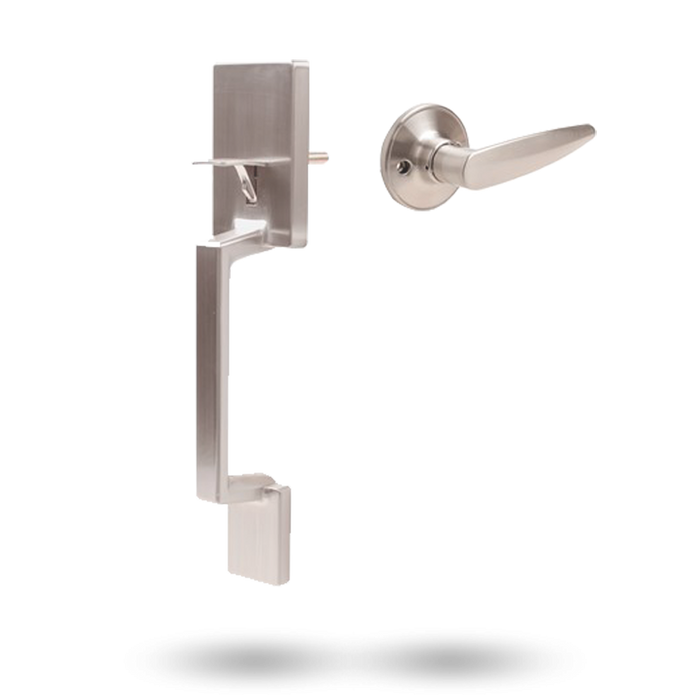 Yale Hawthorn/Alexander Gripset Assembly Satin Nickel - The Keyless Store