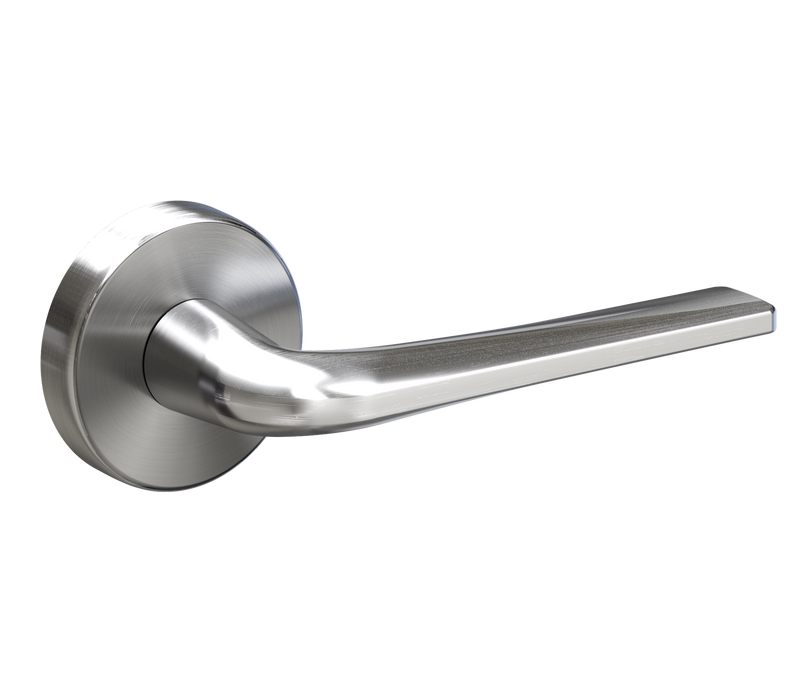 Schlage Medio Series Sierra Door Lever Brushed Satin Chrome (Satin Chrome Plate) - The Keyless Store