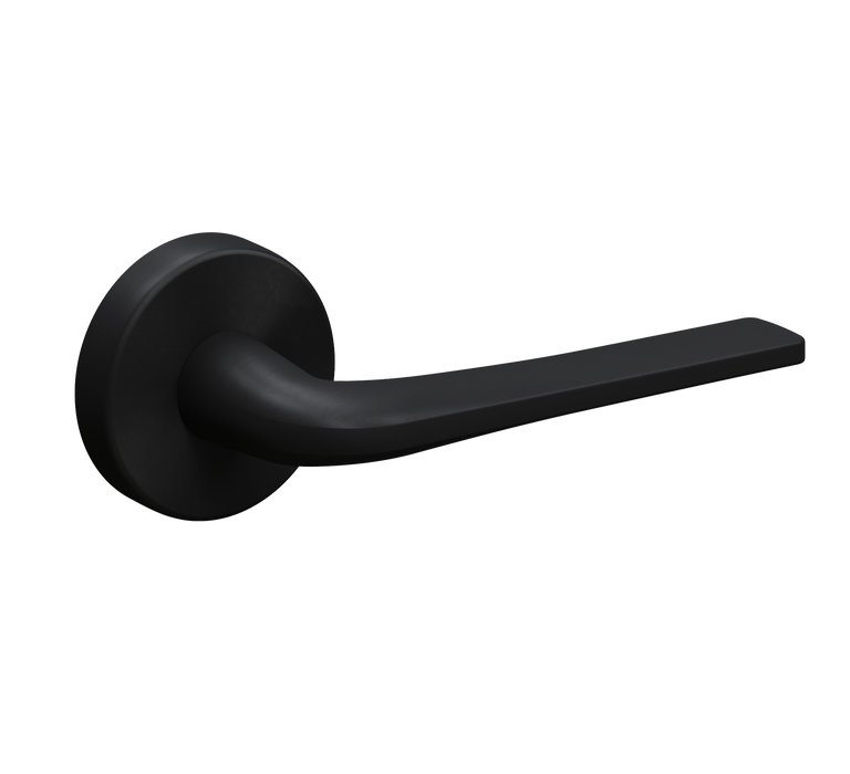 Schlage Medio Series Sierra Door Lever Matt Black - The Keyless Store