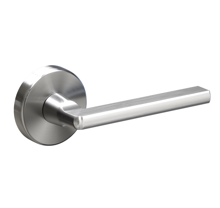 Schlage Medio Series Alba Door Lever Brushed Satin Chrome (Satin Chrome Plate) - The Keyless Store