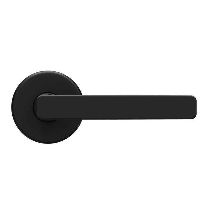 Schlage Medio Series Rivera Door Lever Matt Black - The Keyless Store