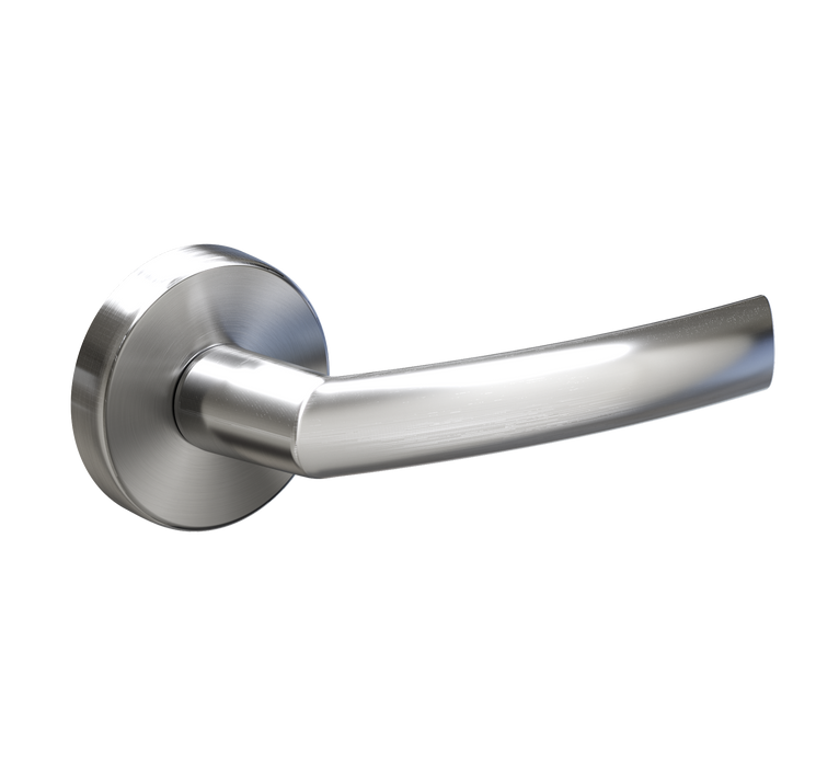 Schlage Medio Series Stella Door Lever Brushed Satin Chrome (Satin Chrome Plate) - The Keyless Store