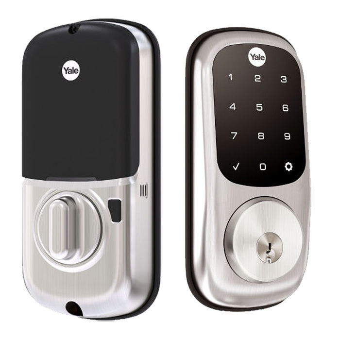Yale Assure Keyed Deadbolt and Mayfair Gripset - The Keyless Store