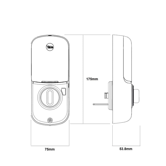 Yale Assure Keyed Digital Deadbolt - The Keyless Store