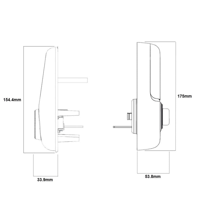 Yale Assure Keyed Digital Deadbolt - The Keyless Store