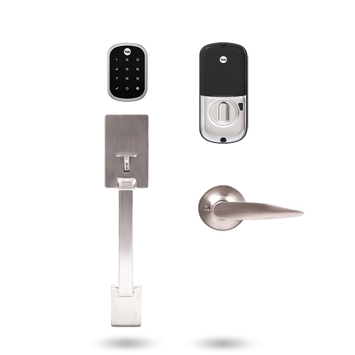Yale Assure SL and Alexander Gripset Satin Nickel - The Keyless Store
