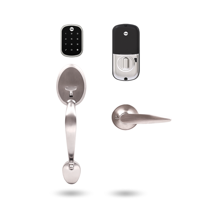 Yale Assure SL deadbolt and Yale Mayfair Gripset - The Keyless Store