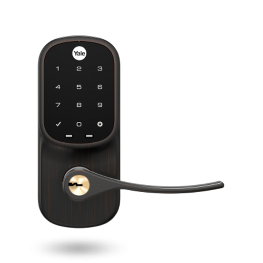 Yale Assure Keyed Electronic Digital Lever Lock Oil Rubbed Bronze Finish - The Keyless Store