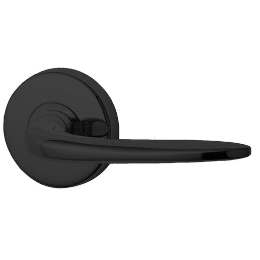 Lockwood Velocity® Series Nero Collection Summit Large Rose Lever Matt Black - The Keyless Store