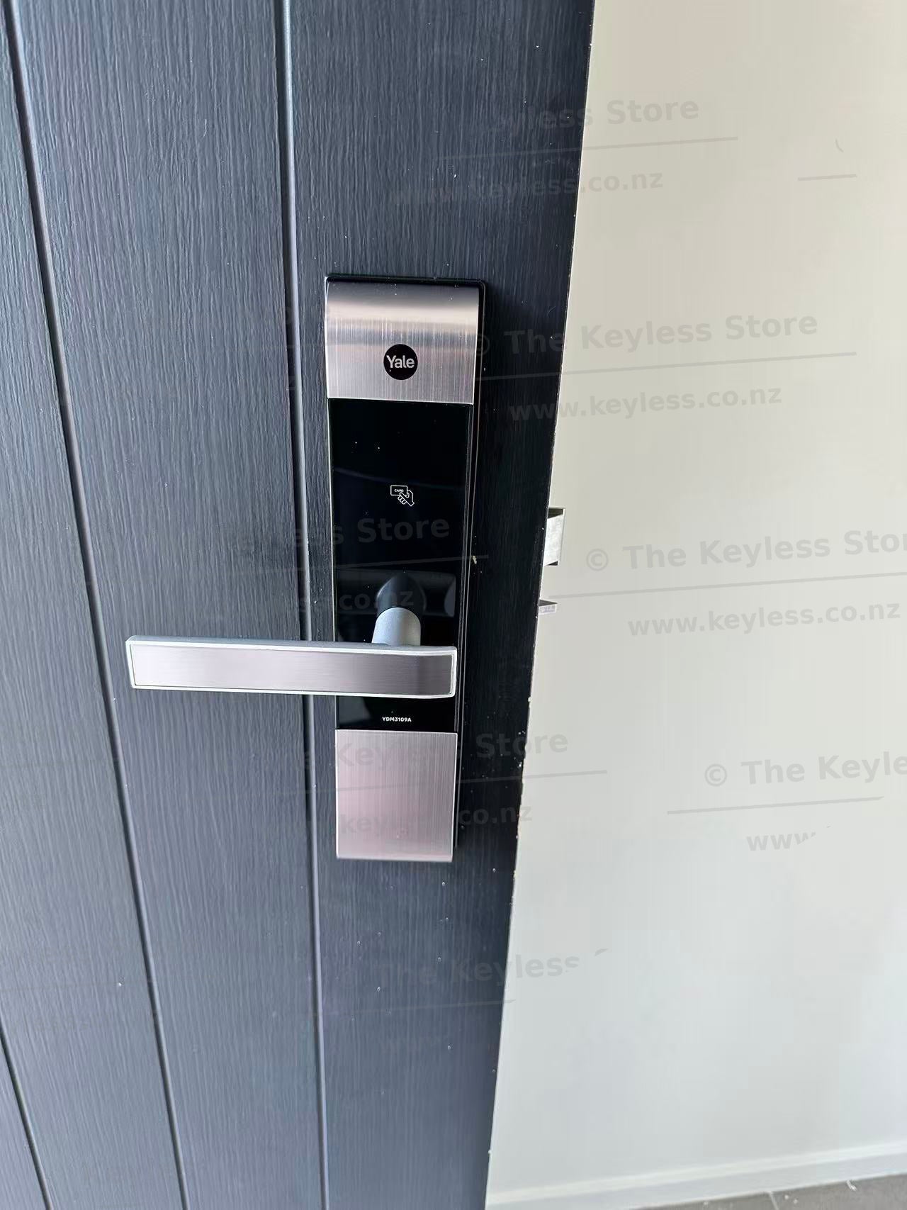 Replacing an Entrance Door Knob with a Yale YDM 3109A Digital Lock