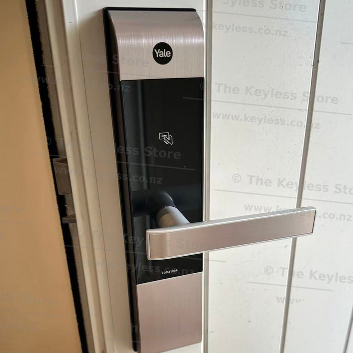 Replacing Gateman Cruz with a Yale YDM 3109A 70mm on Aluminium French Doors