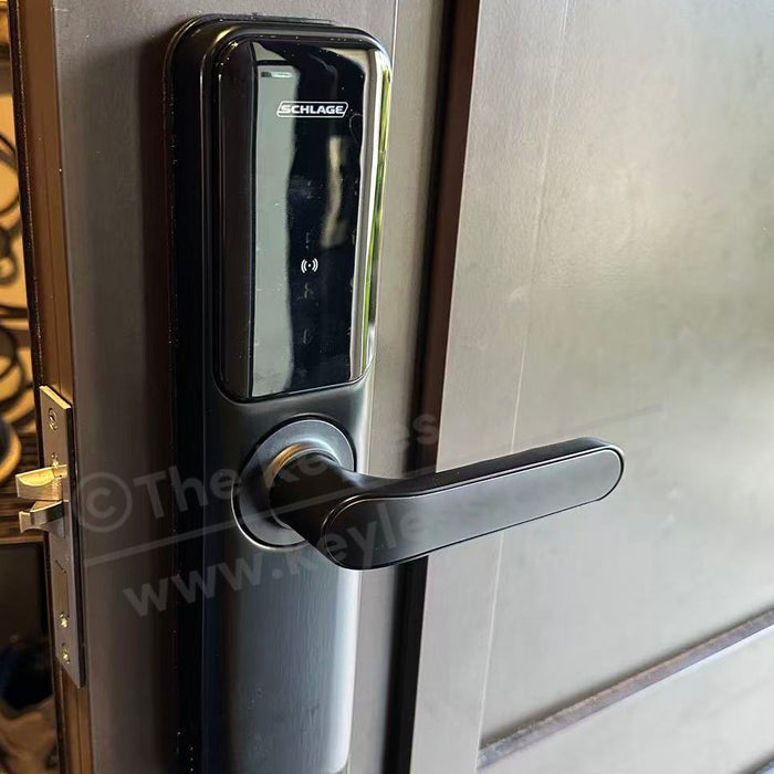 Gateman S170 Replaced with Schlage Resolute on an Aluminium Door