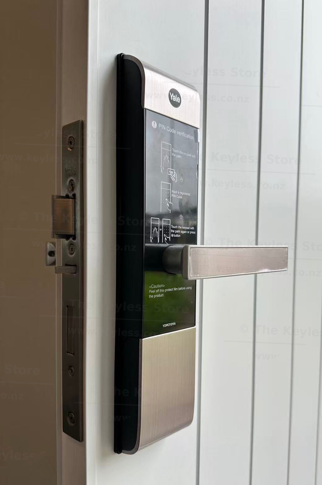 Old Interlock Optimum Mortise Replaced with Yale 3109A Digital Lock