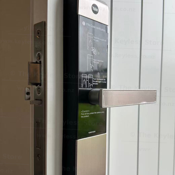 Old Interlock Optimum Mortise Replaced with Yale 3109A Digital Lock