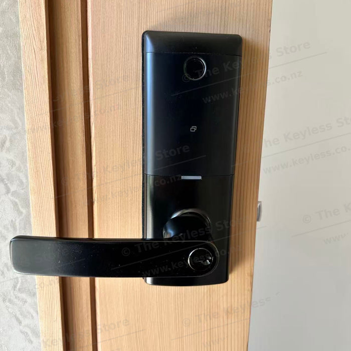 Schlage Ascent Fingerprint Smart Lever Installation on a New Timber Door