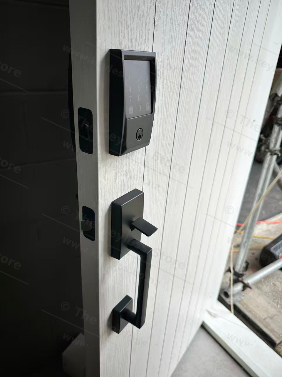 Schlage Encode Smart WiFi Deadbolt Installation on a New Fibreglass Door